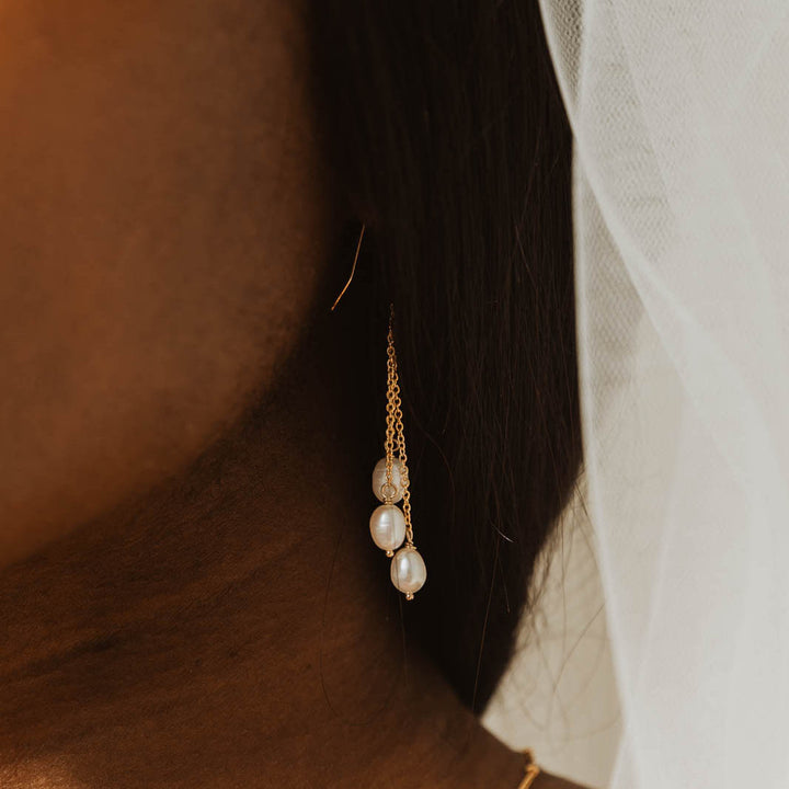 Pearl Dangle Earrings