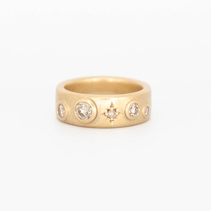 Polaris Ring - Champagne Diamonds