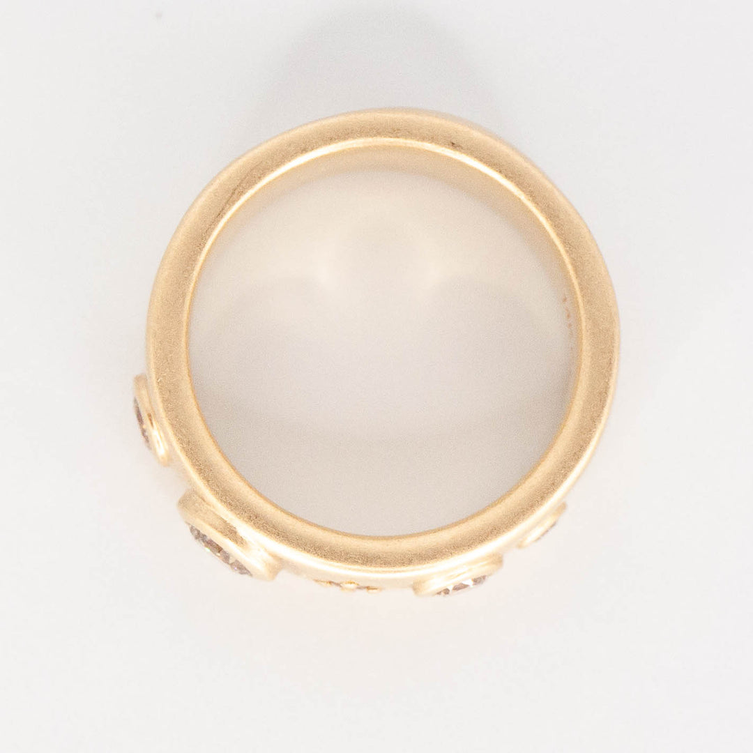 Polaris Ring - Champagne Diamonds