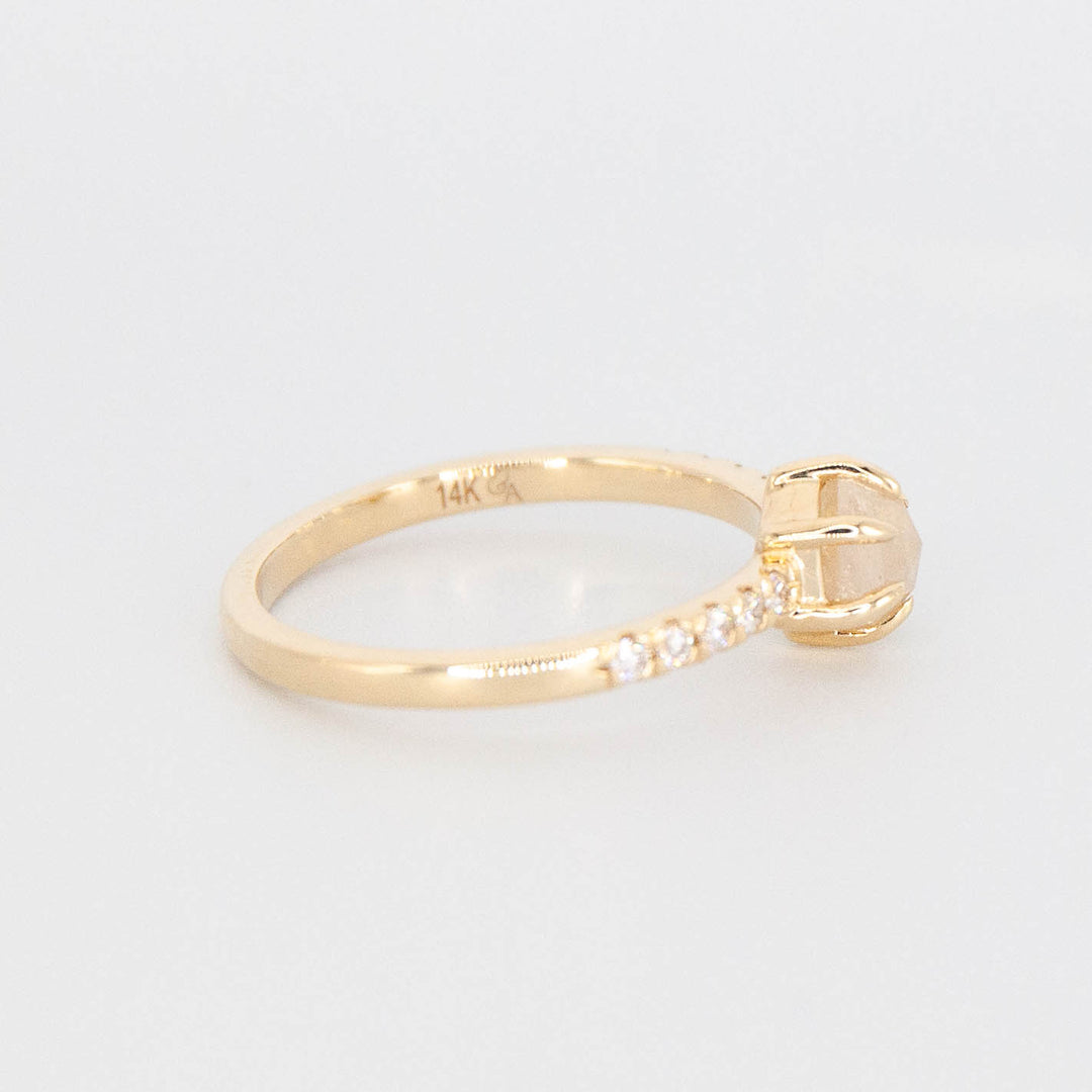 Finnley Ring - White Mined Diamond
