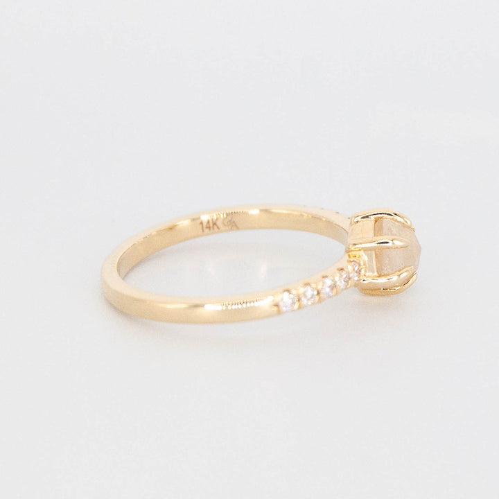 Finnley Ring - White Mined Diamond