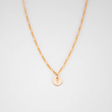 Initial Disc Necklace
