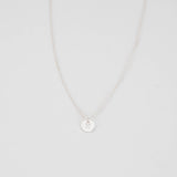 Initial Disc Necklace
