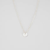 Initial Disc Necklace