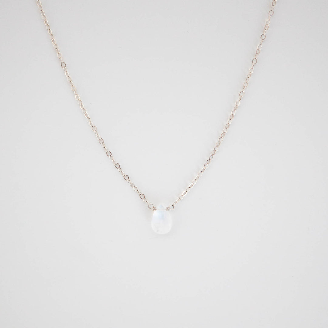 Moonstone Drop Necklace