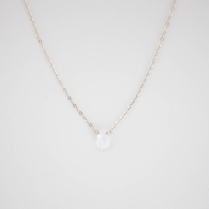 Moonstone Drop Necklace