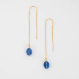 Kyanite Threader Earrings