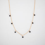Obsidian Stardust Necklace