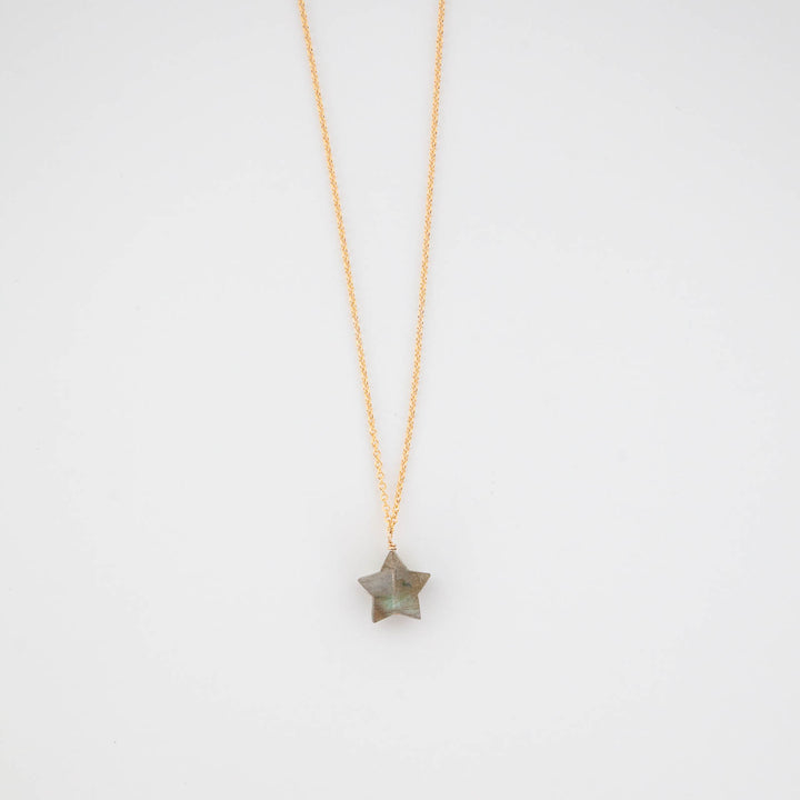 Labradorite Star Necklace