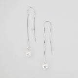 Pearl Threader Earrings