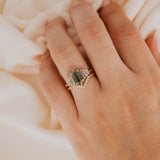 Daphne Ring - Sapphire & Lab Diamond