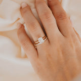 Celine Ring - 2ct Emerald Cut Lab Diamond