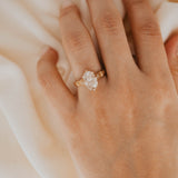 Alba Ring - Champagne Lab Diamond
