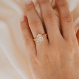 Alba Ring - Champagne Lab Diamond