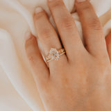 Alba Ring - Champagne Lab Diamond