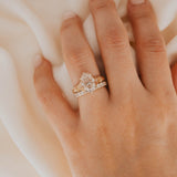 Alba Ring - Champagne Lab Diamond
