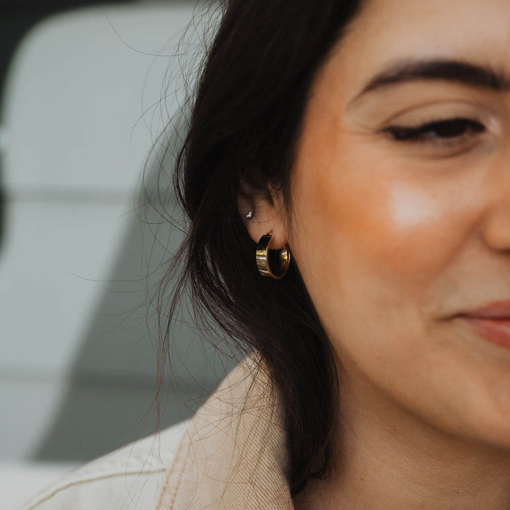 Silky Hoops - 14K Solid Gold