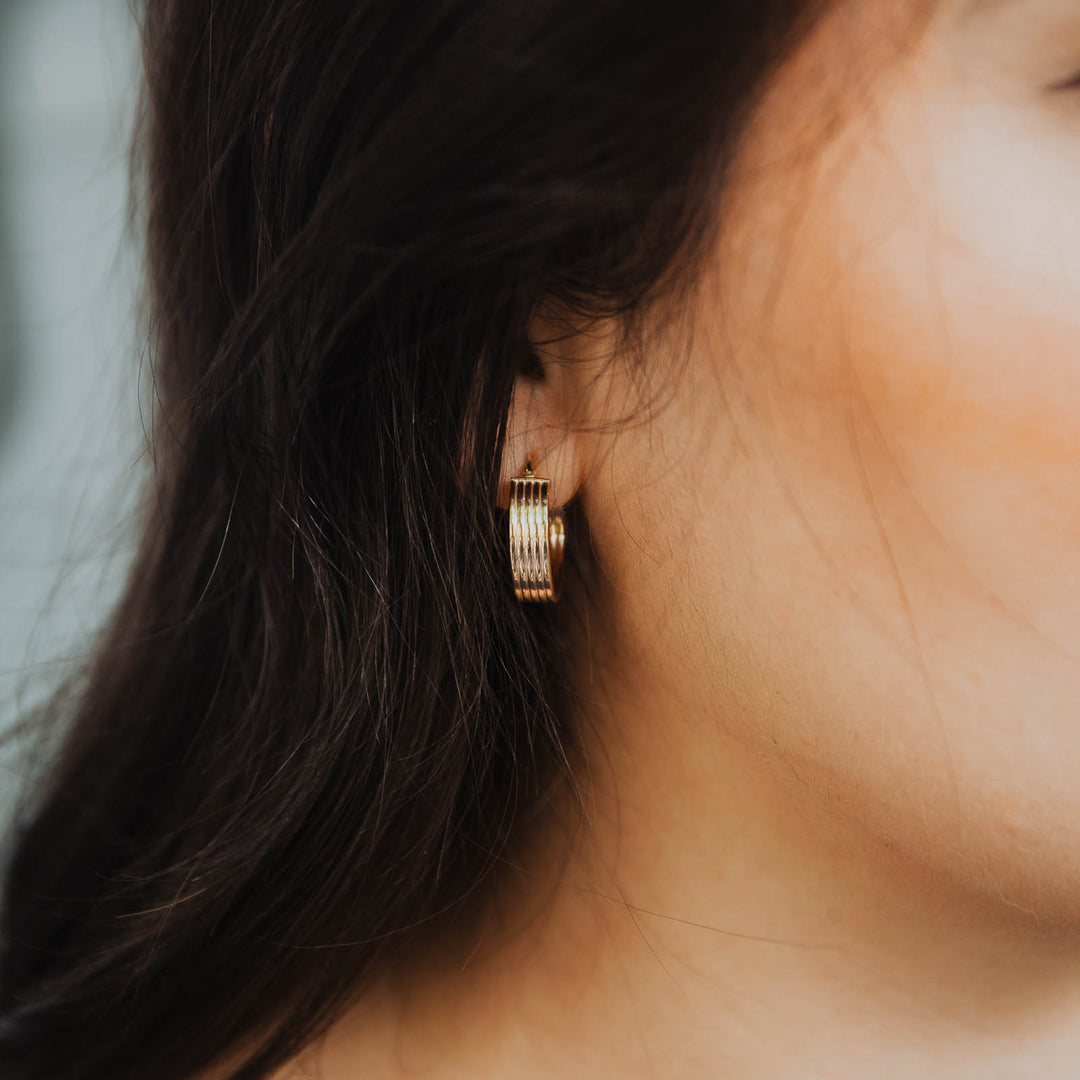 Billie Hoops - 14K Solid Gold