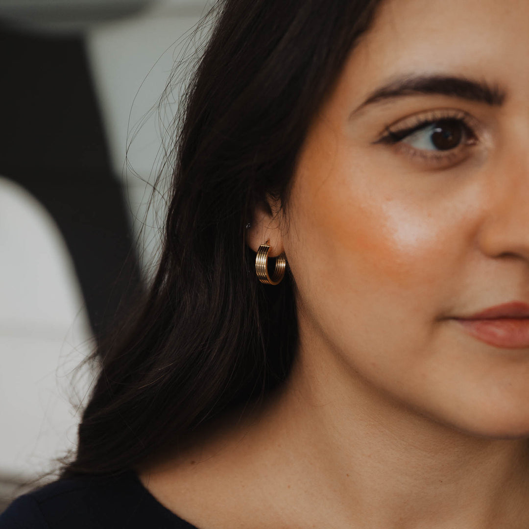 Billie Hoops - 14K Solid Gold