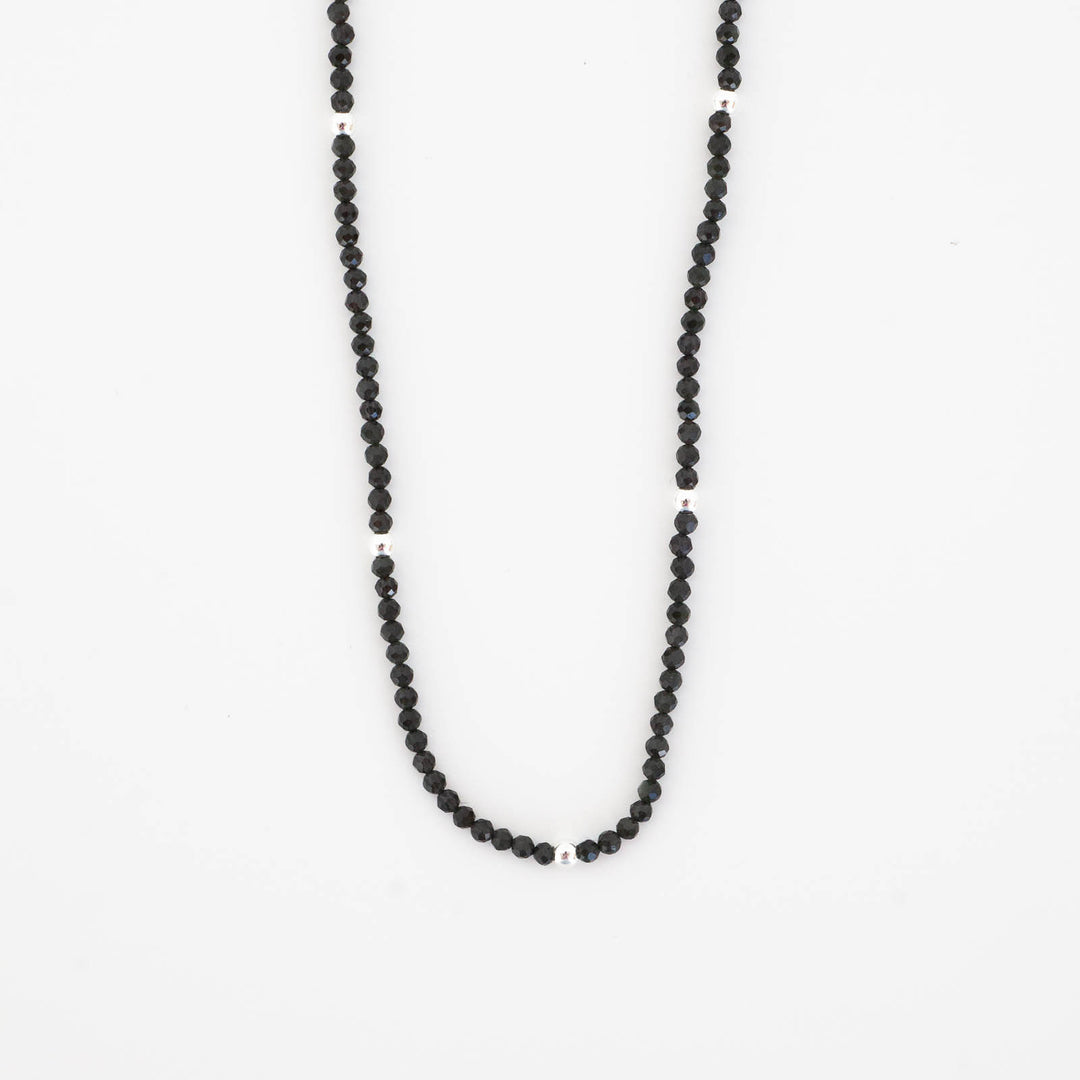 Obsidian Beaded Necklace
