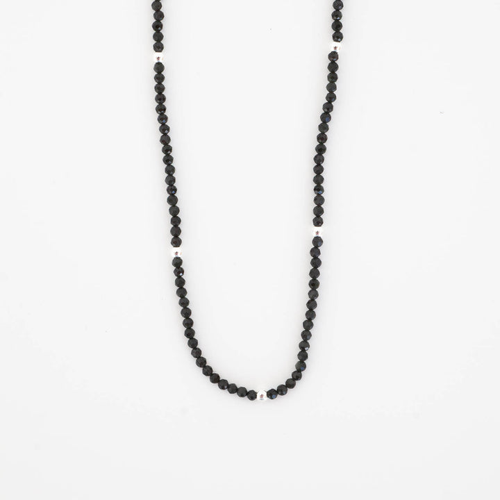 Obsidian Beaded Necklace