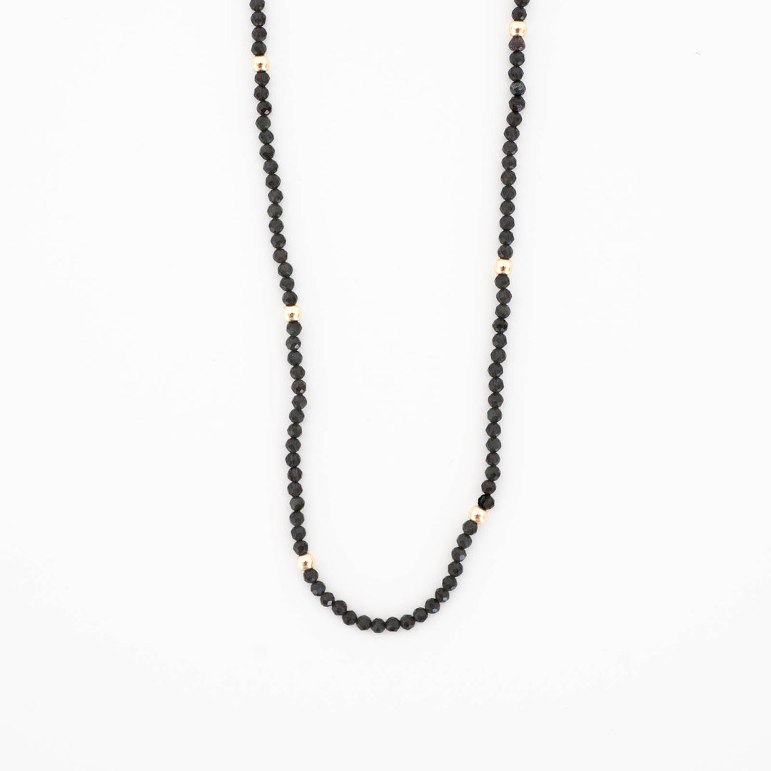 Obsidian Beaded Necklace
