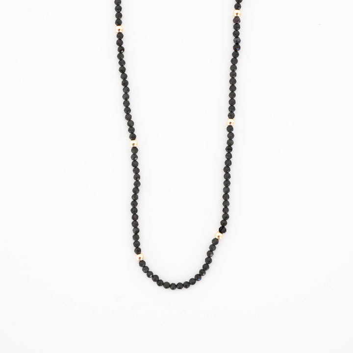 Obsidian Beaded Necklace
