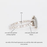 Quinn Ring - Salt & Pepper Diamond