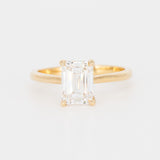 Celine Ring - 2ct Emerald Cut Lab Diamond