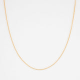 Cable Chain Necklace - 14K Solid Gold
