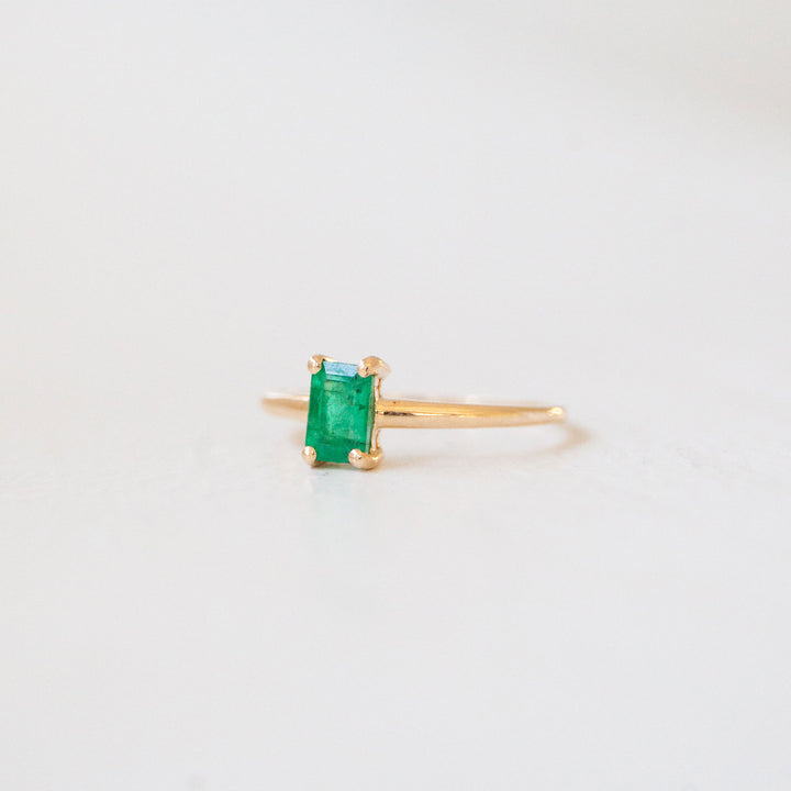 Emerald Ring - 14K Gold