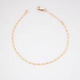 Flora Chain Bracelet - 14K Solid Gold
