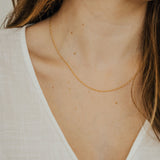 Flora Chain Necklace - 14K Solid Gold
