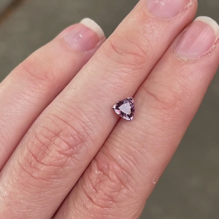 Purple Spinel Collet Ring