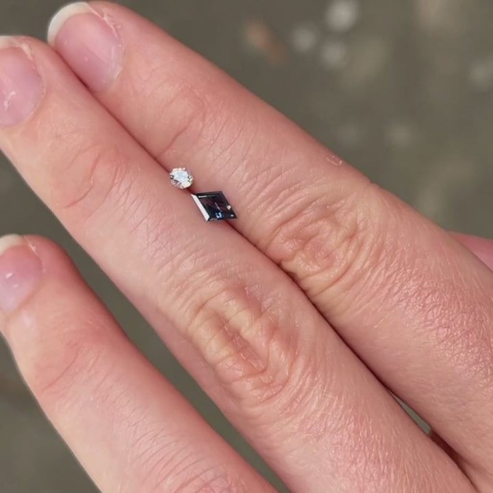Sapphire + Diamond Duo Ring