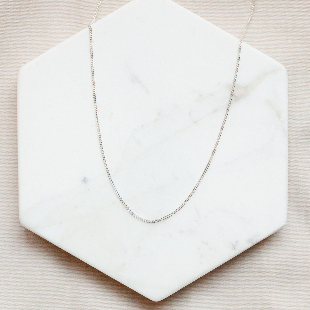 Dainty Curb Chain Necklace