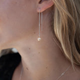 Pearl Threader Earrings