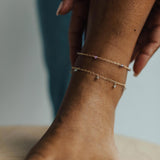 Amethyst Classic Anklet