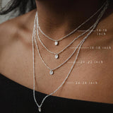 Initial Disc Necklace
