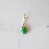 Jade + Pearl Charm