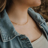Paper Clip Chain Necklace